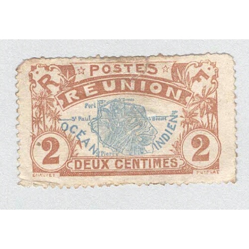 Reunion 61 Map of Reunion Used 2  (BP95910)