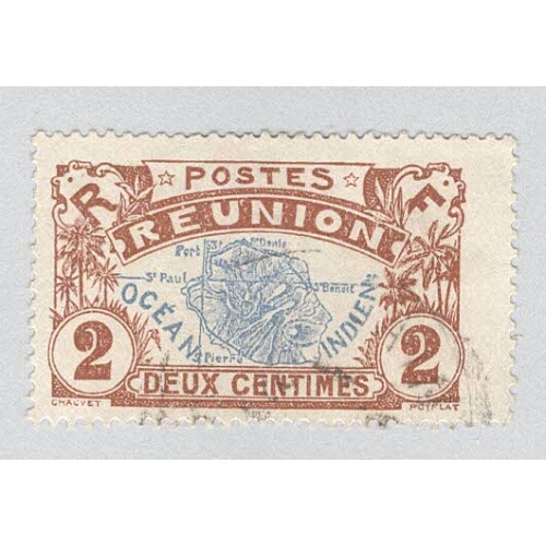 Reunion 61 Map of Reunion Used 3  (BP95911)