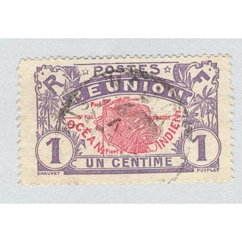 Reunion 93 View of St Pierre Used 3  (BP95925)