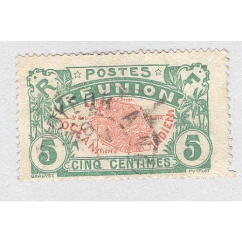 Reunion 63 Map of Reunion Used 2  (BP96009)