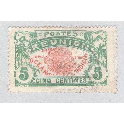 Reunion 63 Map of Reunion Used 1  (BP96011)