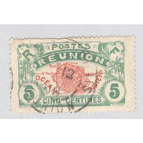 Reunion 63 Map of Reunion Used 2  (BP96012)