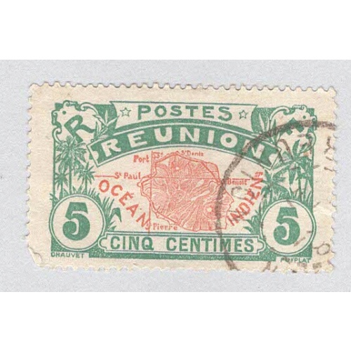 Reunion 63 Map of Reunion Used 2  (BP96015)