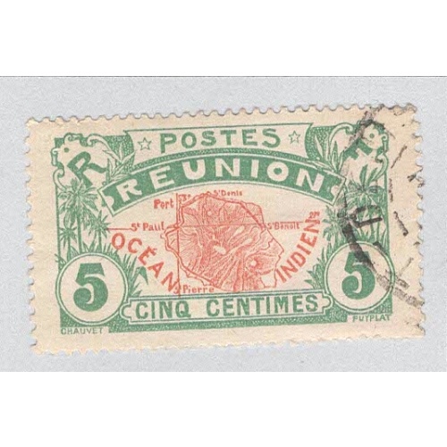 Reunion 63 Map of Reunion Used 3  (BP96016)