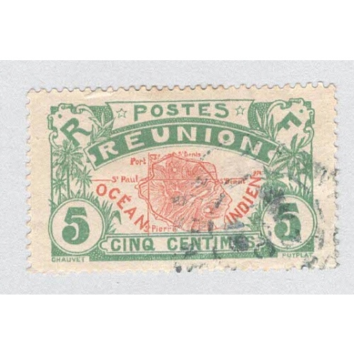 Reunion 63 Map of Reunion Used 2  (BP96018)