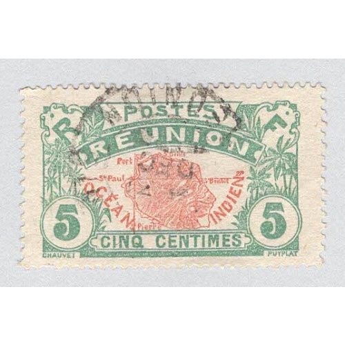 Reunion 63 Map of Reunion Used 3  (BP96019)