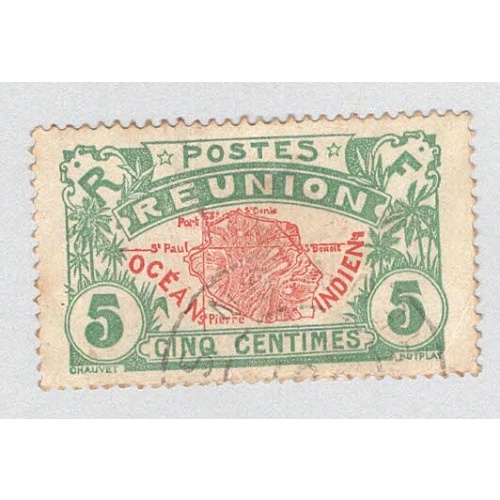 Reunion 63 Map of Reunion Used 3  (BP96022)