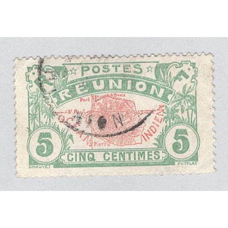 Reunion 63 Map of Reunion Used 1  (BP96023)