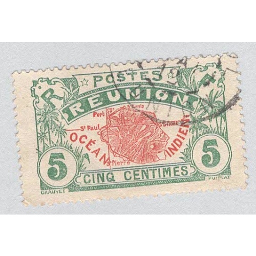 Reunion 63 Map of Reunion Used 2  (BP96024)