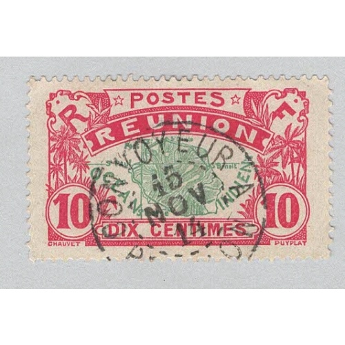 Reunion 65 Map of Reunion Used 1  (BP96025)