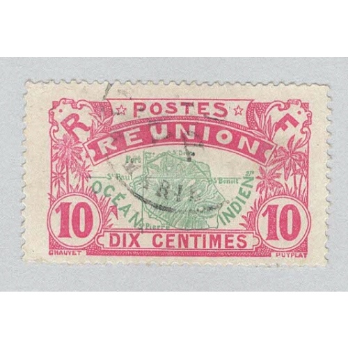 Reunion 65 Map of Reunion Used 3  (BP96027)