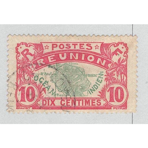 Reunion 65 Map of Reunion Used 1  (BP96028)