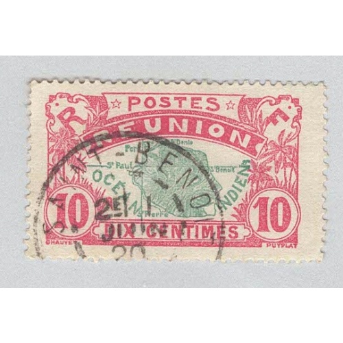 Reunion 65 Map of Reunion Used 3  (BP96103)