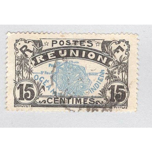 Reunion 69 Map of Reunion Used 1  (BP96104)