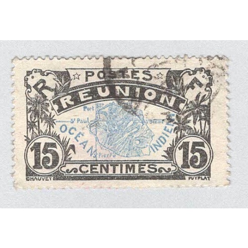 Reunion 69 Map of Reunion Used 2  (BP96105)