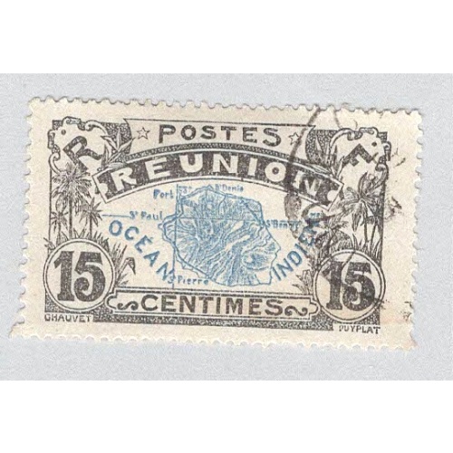 Reunion 69 Map of Reunion Used 3  (BP96106)