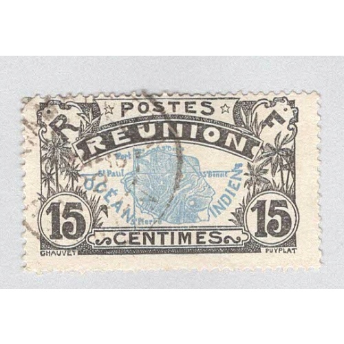 Reunion 69 Map of Reunion Used 1  (BP96107)