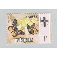 Malaysia Sarawak 235 Butterfly MNH 2  (BP96120)