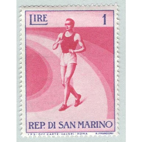 San Marino 345 Walking Racer MNH 2  (BP96212)