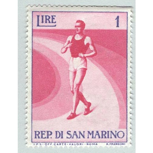 San Marino 345 Walking Racer MNH 1  (BP96214)