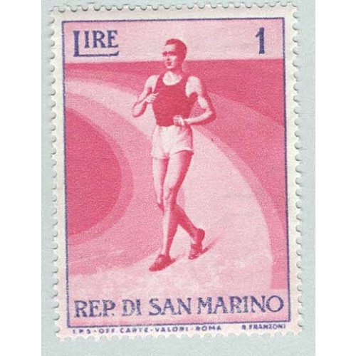 San Marino 345 Walking Racer MNH 3  (BP96219)