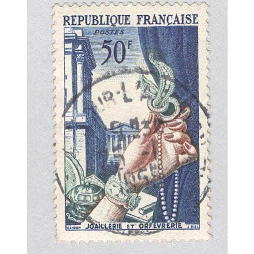 France 714 Jewelsmiths and Jewelry work Used 3  (BP96323)
