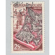France 711 Tapestry Used 1  (BP96324)