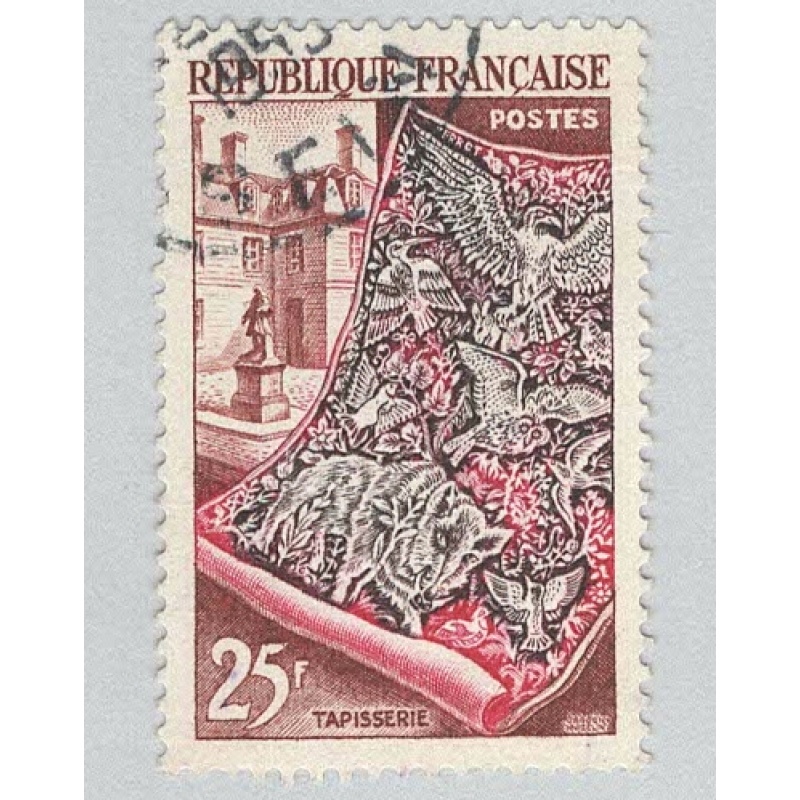 France 711 Tapestry Used 1  (BP96324)