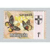 Malaysia Sarawak 235 Butterfly MNH 2  (BP96502)
