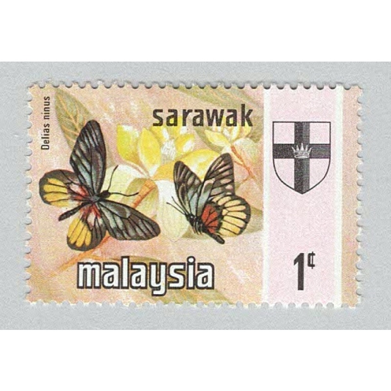Malaysia Sarawak 235 Butterfly MNH 2  (BP96502)
