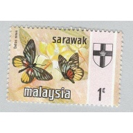 Malaysia Sarawak 235 Butterfly MNH 2  (BP96505)