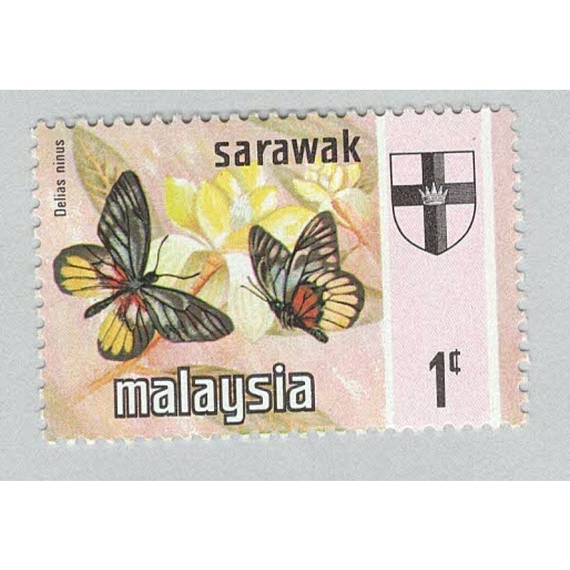 Malaysia Sarawak 235 Butterfly MNH 2  (BP96508)