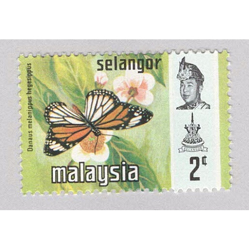 Malaysia Selangor 129 Butterfly MNH (BP96511)
