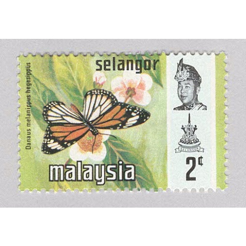 Malaysia Selangor 129 Butterfly MNH (BP96512)