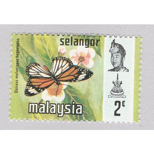 Malaysia Selangor 129 Butterfly MNH (BP96513)