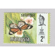 Malaysia Selangor 129 Butterfly MNH (BP96514)