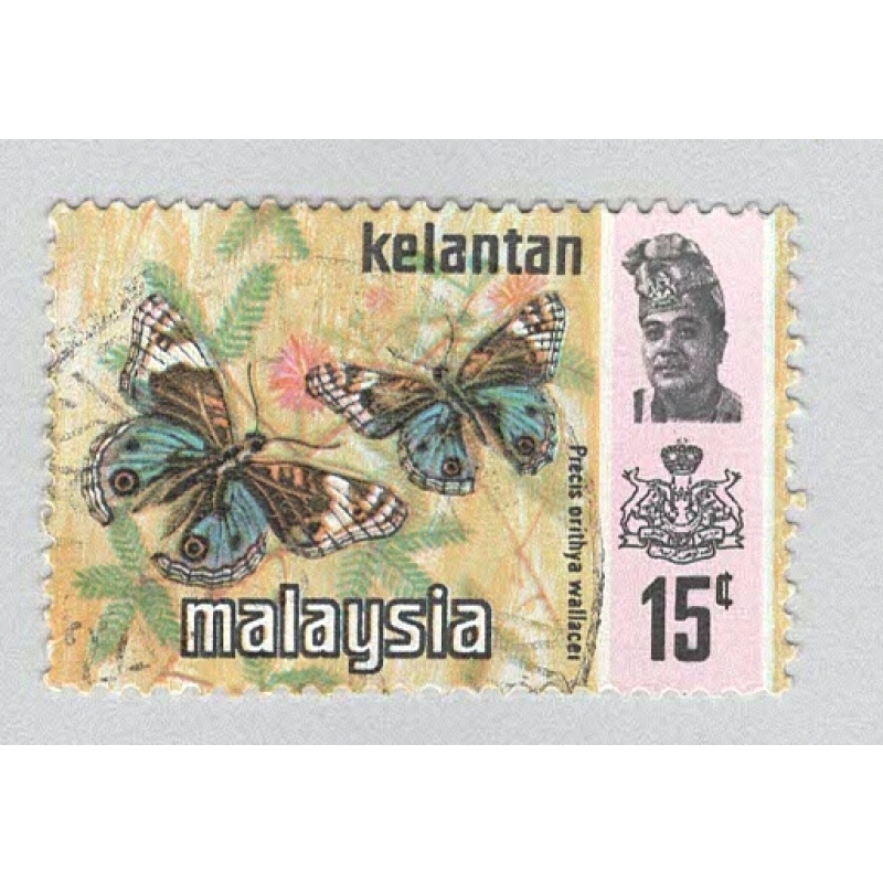 Malaysia Kelantan 103 Butterfly Used 3  (BP96519)
