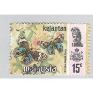 Malaysia Kelantan 103 Butterfly Used 3  (BP96522)
