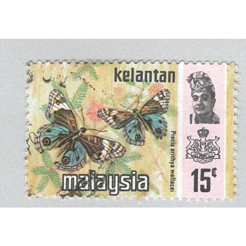 Malaysia Kelantan 103 Butterfly Used 3  (BP96522)