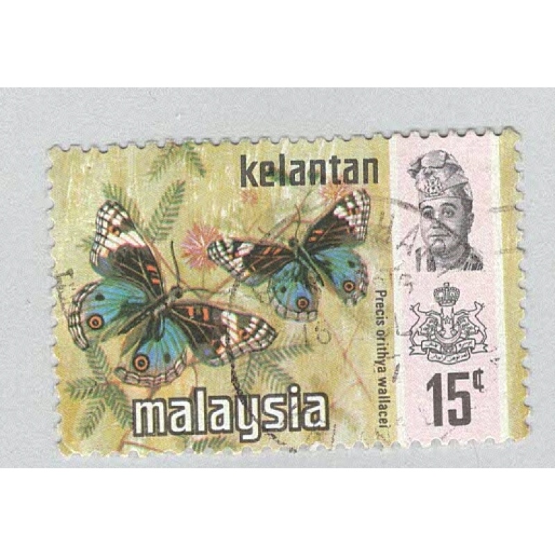 Malaysia Kelantan 103 Butterfly Used 1  (BP96523)