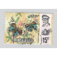 Malaysia Johor 181 Butterfly Used 2  (BP96525)