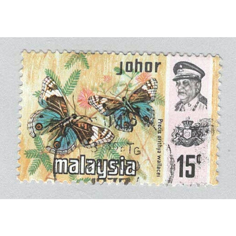 Malaysia Johor 181 Butterfly Used 2  (BP96525)