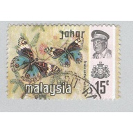 Malaysia Johor 181 Butterfly Used 3  (BP96526)