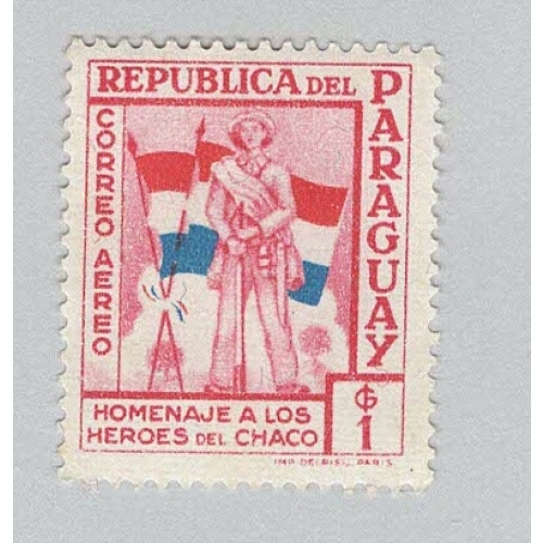 Paraguay C238 Soldier and Flags MNG 1  (BP96812)