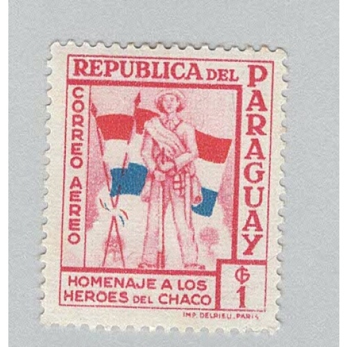 Paraguay C238 Soldier and Flags MNG 2  (BP96816)