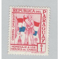 Paraguay C238 Soldier and Flags MNG 3  (BP96817)