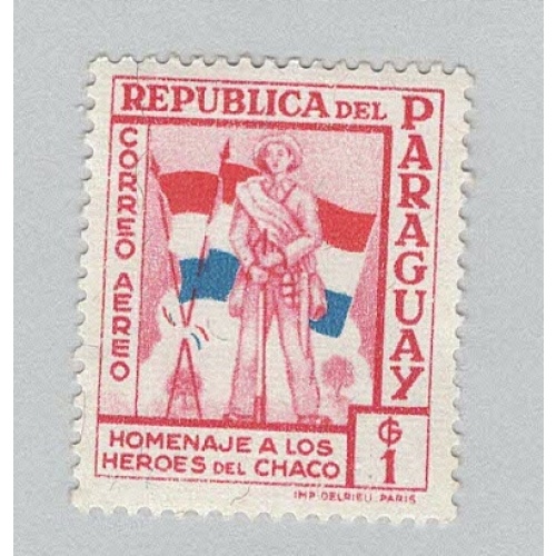 Paraguay C238 Soldier and Flags MNG 3  (BP96817)