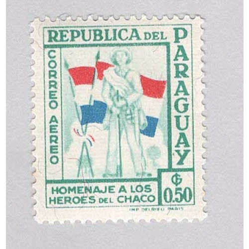 Paraguay C237 Soldier and Flags MNH 2  (BP96819)