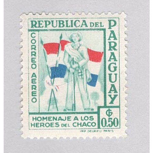 Paraguay C237 Soldier and Flags MNH 3  (BP96820)