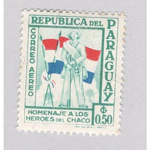 Paraguay C237 Soldier and Flags MNH 2  (BP96822)